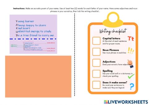 Acrostic Name