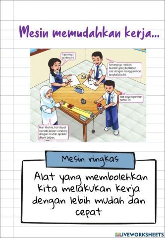 Maksud & jenis mesin ringkas