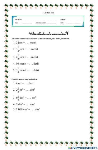 Latihan soal