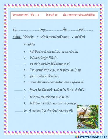 ใบงานที่ 10