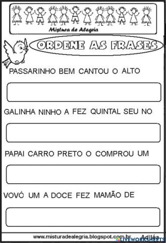 Formação de frases