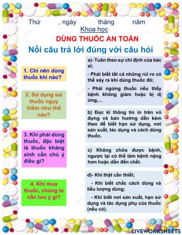 Dùng thuốc an toàn