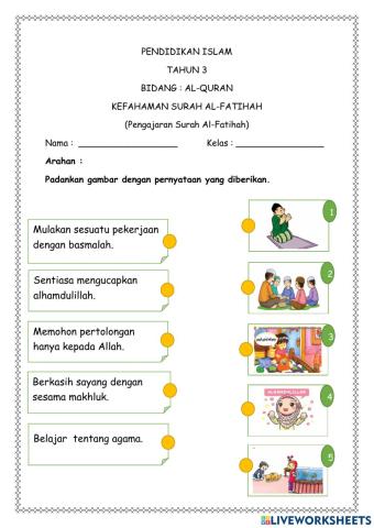 Kefahaman Surah Al-Fatihah