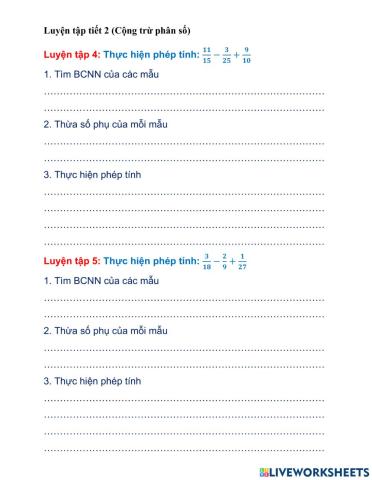 6 BC - BCNN (tính phân số)