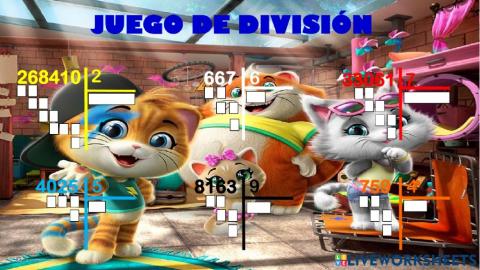 Juego de división