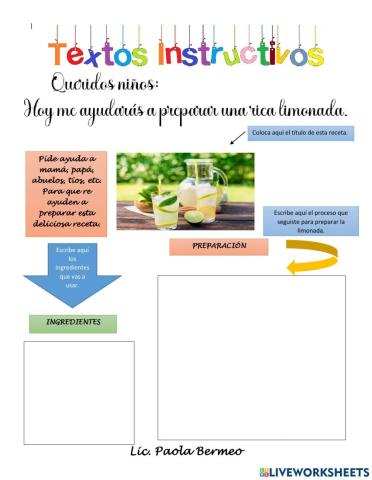 Textos instructivos