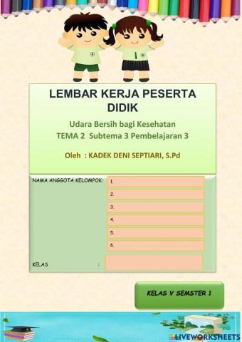 Kelas 5 Tema 2 Subtema 3 Pembelajaran 3