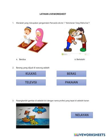 Latihan worksheet 3