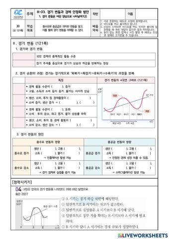 학습지30 3-03-1. 경기 변동은 어떤 양상으로 나타날까(2)(학생용)