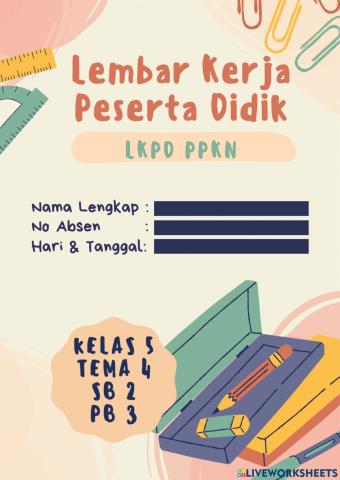 Lkpd ppkn kelas 5