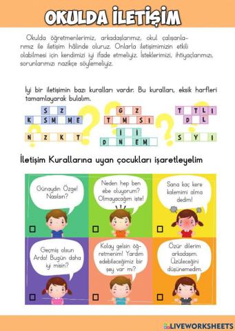 İletişim Kuruyorum