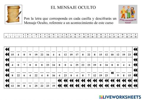 Mensaje oculto