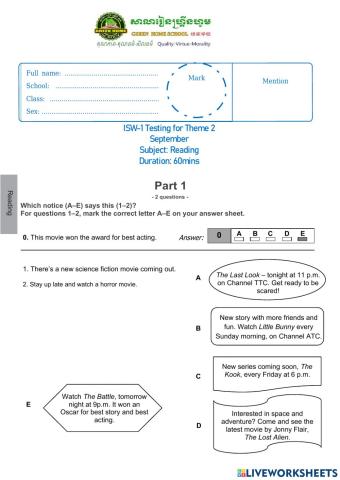 ISW-Test-Theme2-Reading