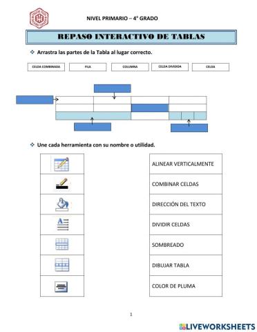 Tablas de word