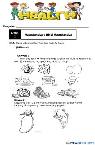 HEALTH MODULE Week 7