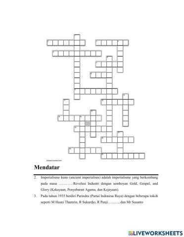 Crossword IPS Bagian Random Ke 23