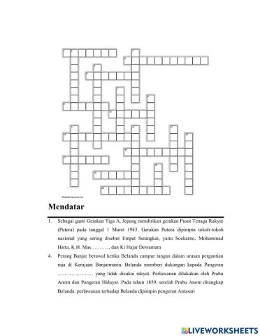 Crossword IPS Bagian Random Ke 24