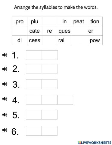 Y1, Q2, words 13-18