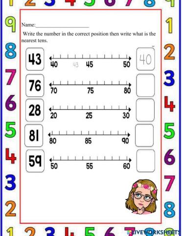 rounding to the nearest 10