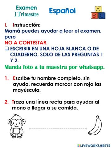 Examen adecuación a