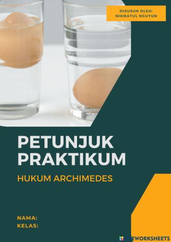 Petunjuk Praktikum Hukum Archimedes