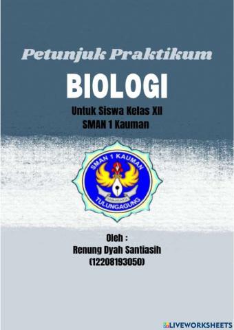 Petunjuk Prsktikum Biologi