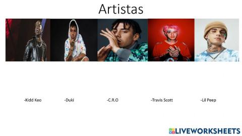 Artistas musicales