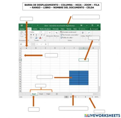 Comandos Excel