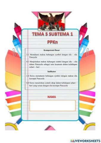 LKPD PPKN Tema 5 Subtema 1