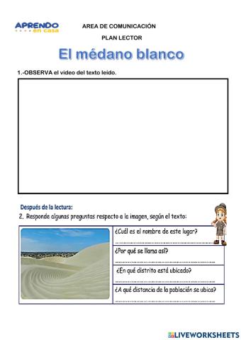 El medano blanco