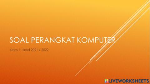 Mengenal perangkat komputer