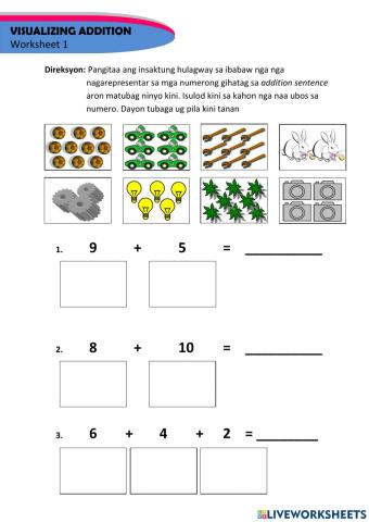 Visualizing Addition -1