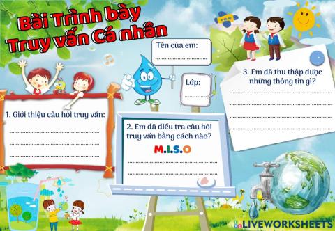 Bài trình bày Truy vấn cá nhân - GCED - Khối 2