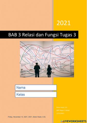 Relasi dan fungsi T3