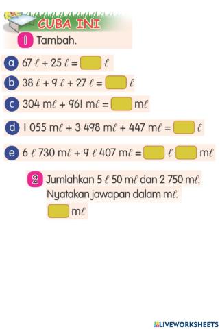 Tambah Isipadu