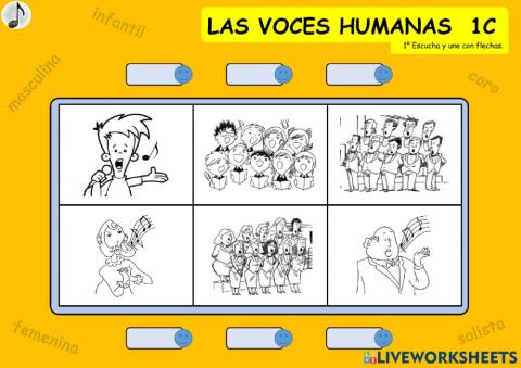 LAS VOCES HUMANAS 1C