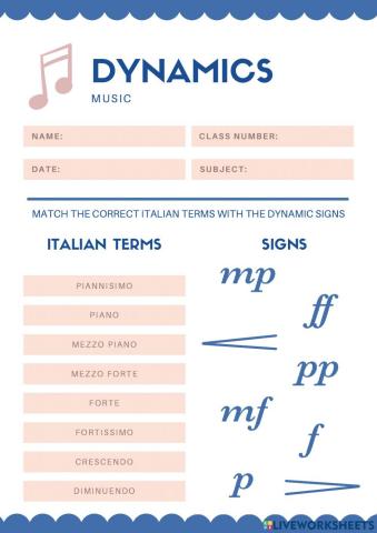 Musical Dynamics