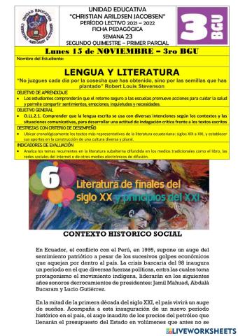 SEMANA 23-LENGUA Y LITERATURA-3roBGU