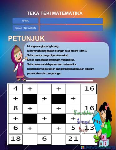 Teka - teki matematika