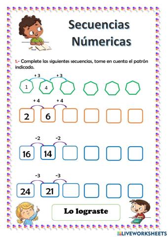 Secuencias numericas