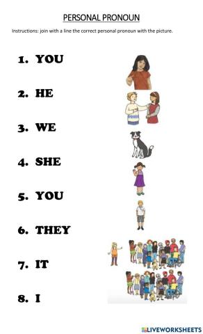 Personal Pronouns