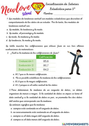 Evaluación final de estadística