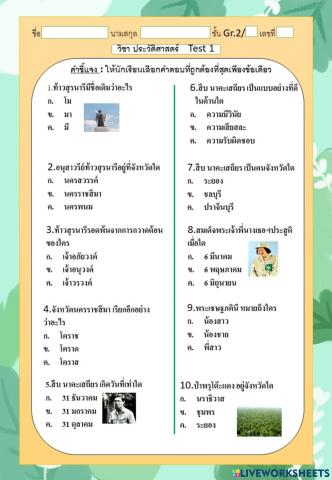 Test1ประวัติ