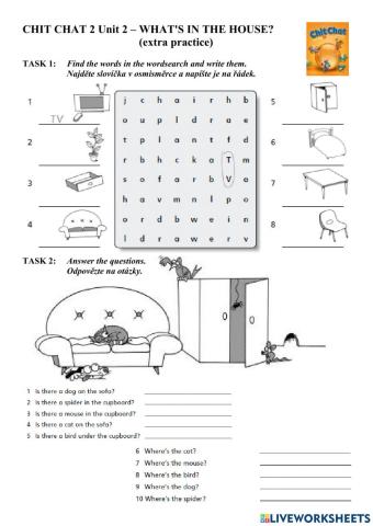 CHIT CHAT 2 Unit 2 - extra practice