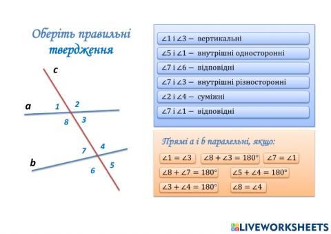 Властивості кутів