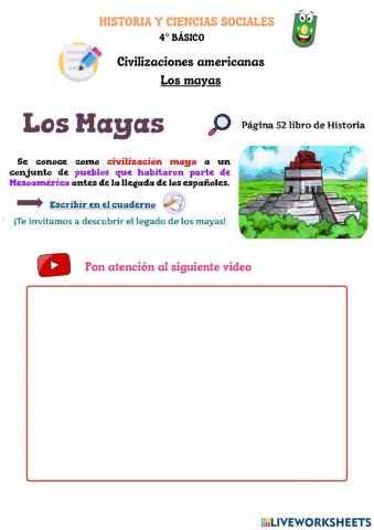 Civilización Maya- Tarea Historia