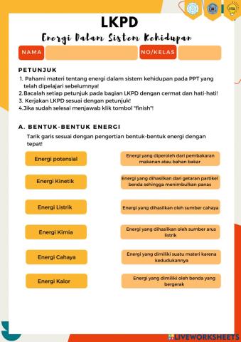 Energi dalam Sistem Kehidupan