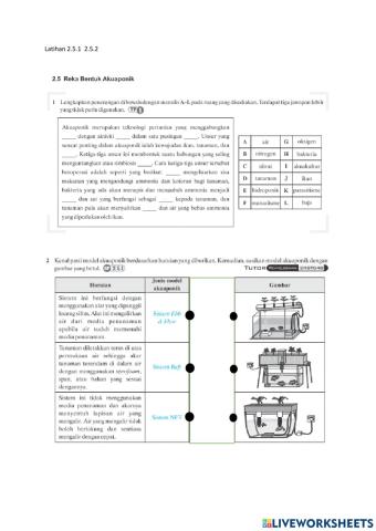 2.5 Reka Bentuk Akuaponik