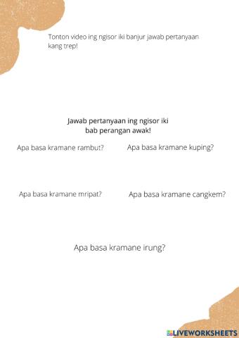 Bahasa jawa SD