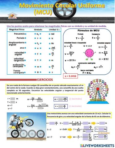 Movimiento Circular Uniforme (MCU)